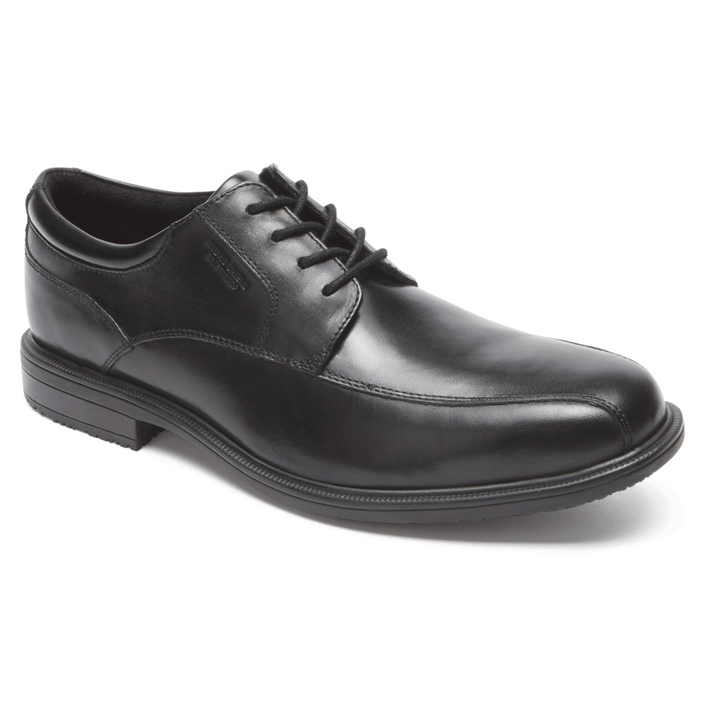 Oxfords Rockport Homem Pretas - Essential Details Ii Bike Toe - 05624POQT